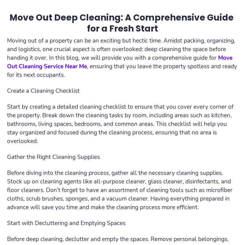 Cleaning Business Supplies Checklist for New Cleaners