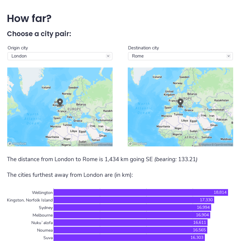 How far? – Calculator Studio